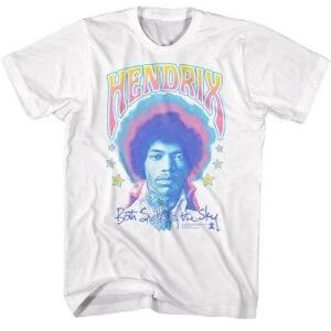 Jimi Hendrix Pastel Both Sides of the Sky Men’s T Shirt