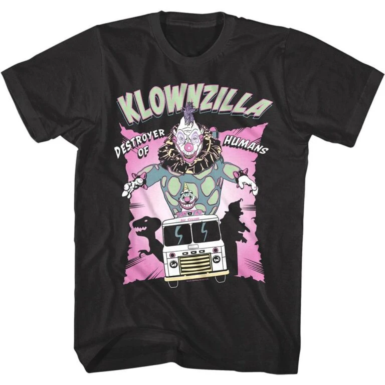 Killer Klowns Klownzilla Destroyer of Humans Men’s T Shirt