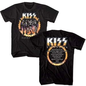 Kiss Destroyer Album Tracklist Men’s T Shirt