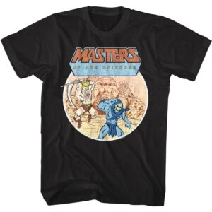 He-Man Beats Skeletor Men’s T Shirt