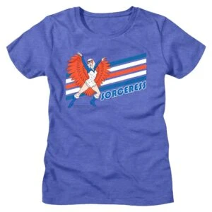 Masters of the Universe Sorceress Retro Stripes Women’s T Shirt