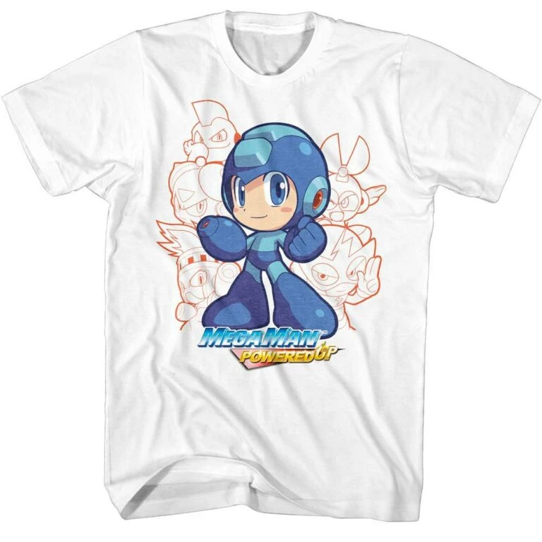 Megaman Powered Up Chibis T-Shirt