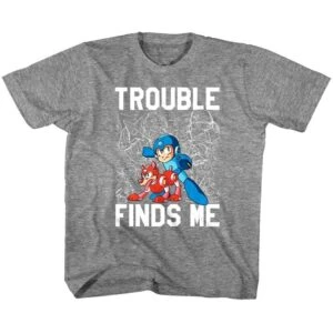 Megaman Trouble Finds Me T-Shirt
