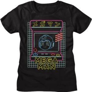 Megaman Neon Arcade T-Shirt