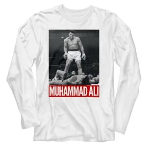 Muhammad Ali Sonny Liston Knockout Long Sleeve T Shirt