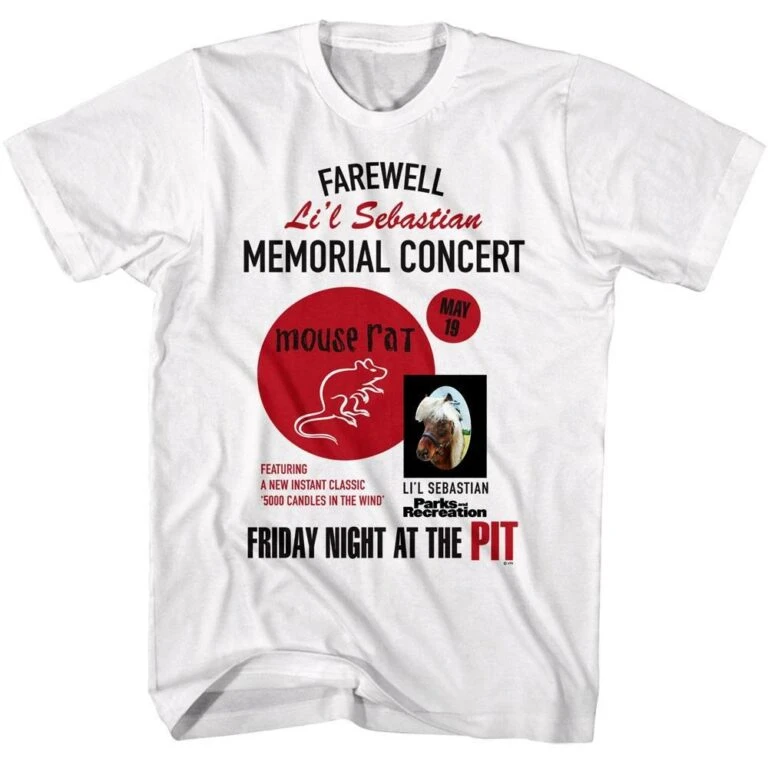 Parks and Recreation Lil Sebastian Memorial Men's T Shirt