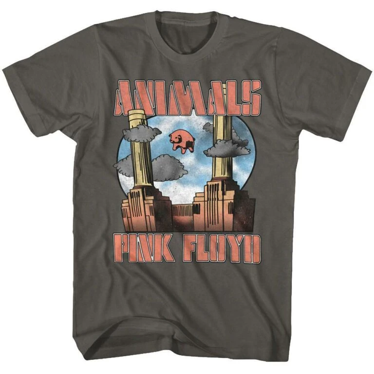 Pink Floyd Animals Floating Pig Men’s T Shirt