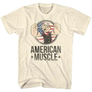 Popeye The Sailorman American Muscle Men’s T Shirt