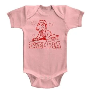 Popeye Sweet Pea Baby Onesie