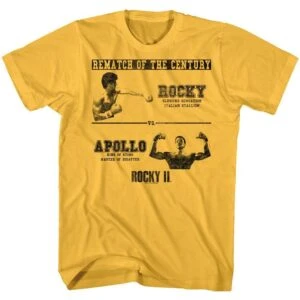Rocky 2 Rematch of the Century Men’s T Shirt