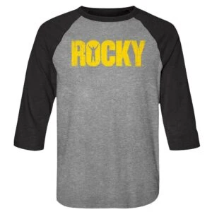 Rocky Vintage Movie Logo Men’s Raglan Shirt