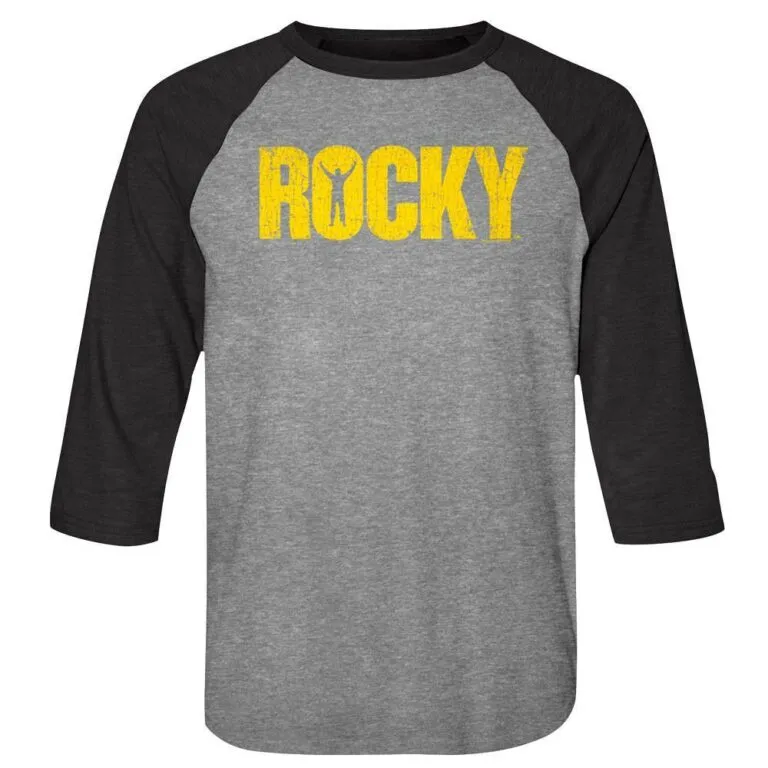 Rocky Vintage Movie Logo Men’s Raglan Shirt