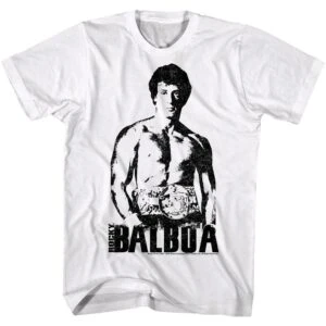 Rocky Balboa Towering Champion Men’s T Shirt