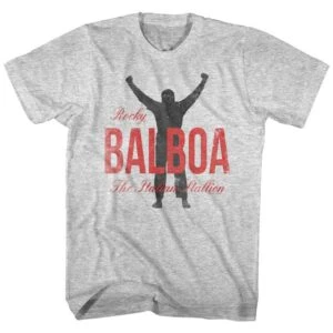 Rocky Balboa in Silhouette Men’s T Shirt