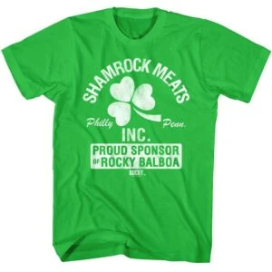Rocky Shamrock Meats Proud Sponsor Men’s T Shirt