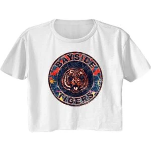 Saved by the Bell Bayside Tigers 80s Vibes Crop Top