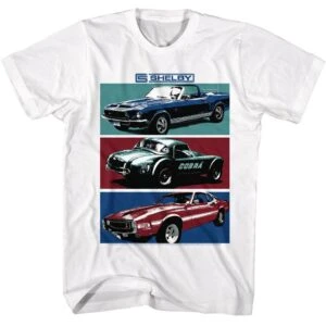 Shelby Cobra Car Colorblocks Men’s T Shirt
