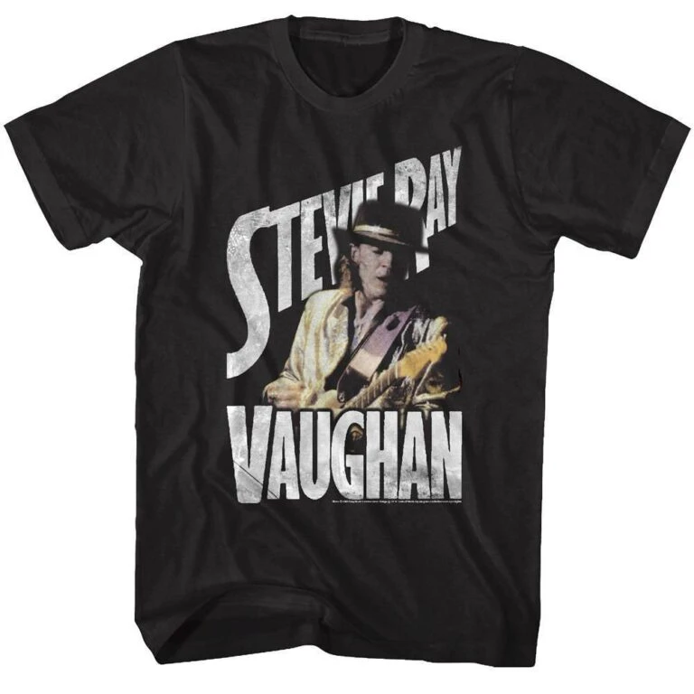 Stevie Ray Vaughan Live Alive Rock Guitarist Menβs T Shirt