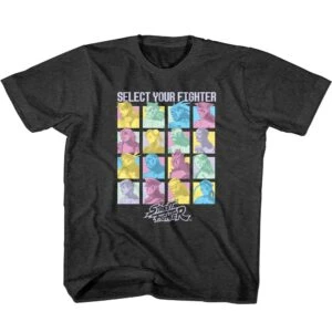 Street Fighter Pastel Colorblock Select T-Shirt