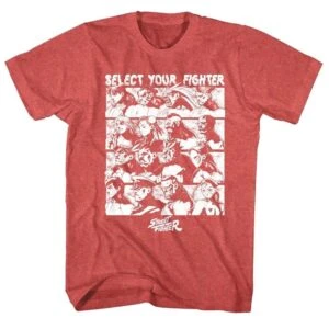 Street Fighter Player Select T-Shirt