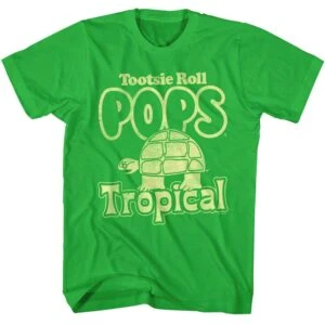 Tootsie Roll Pops Mr Turtle Tropical Men’s T Shirt