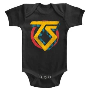 Twisted Sister Rock Band Logo Baby Onesie