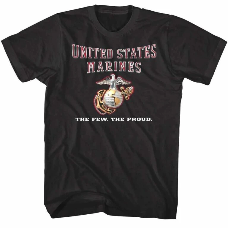 US Marines Metallic Eagle Pin Men's T Shirt