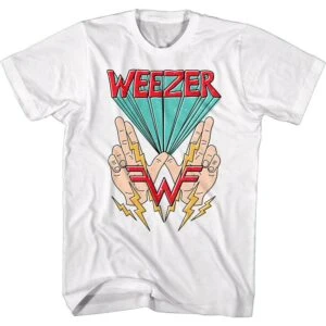 Weezer Hands W Symbol Men’s T Shirt