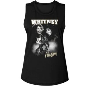 Whitney Houston Motorcycle Montage Women’s Tank