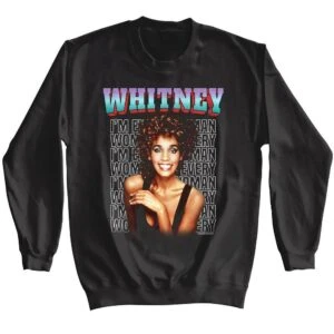 Whitney Houston Every Woman Smile Sweater