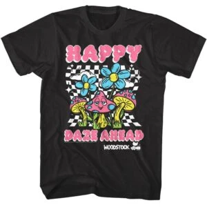 Woodstock Happy Daze Ahead Men’s T Shirt