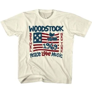 Woodstock Star Spangled New York Kids T Shirt