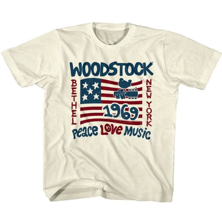 Woodstock Star Spangled New York Kids T Shirt