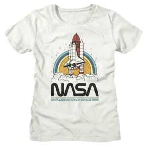 NASA Exploring Space Since 1958 Women’s T Shirt
