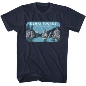 Kenai Fjords National Park Rocks Men’s T Shirt