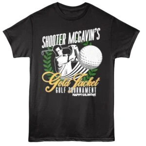 Happy Gilmore Shooter McGavin’s Gold Jacket Tournament Men’s T Shirt