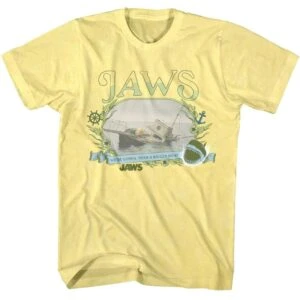 Jaws Ship Wreck Men’s T Shirt