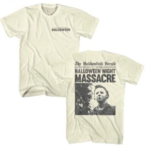 Halloween Night Massacre Headline Men’s T Shirt