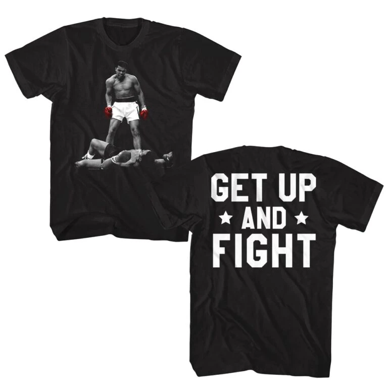 Muhammad Ali Get Up & Fight Liston Men’s T Shirt