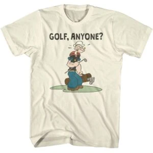 Popeye Golf Anyone Men’s T Shirt