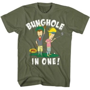 Beavis and Butthead Bunghole In One Men's T Shirt