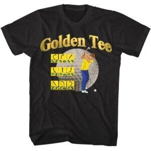 Golden Tee Golf Game Swings Guide Men's T Shirt