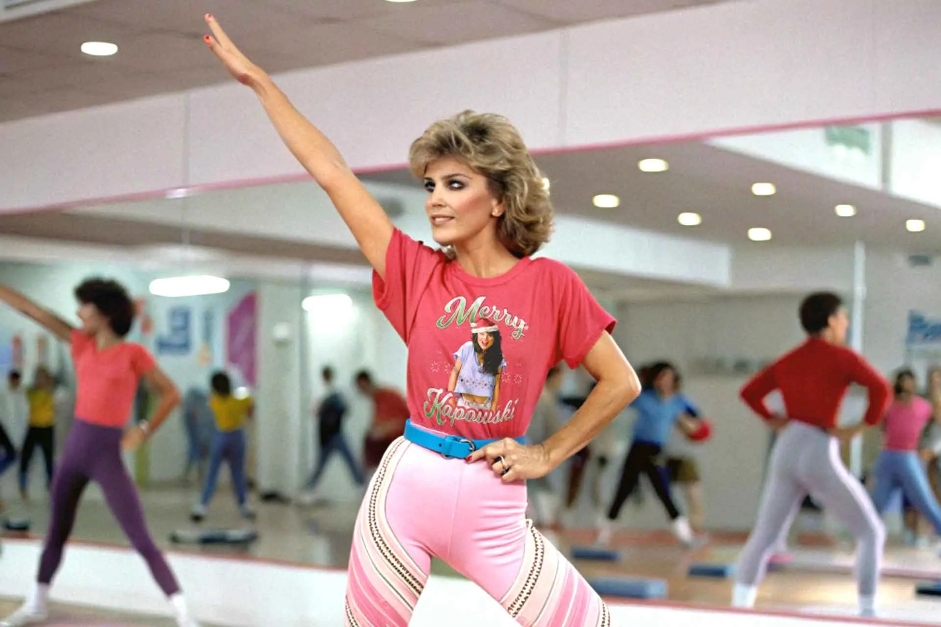 Merry Kapowski aerobics t-shirt