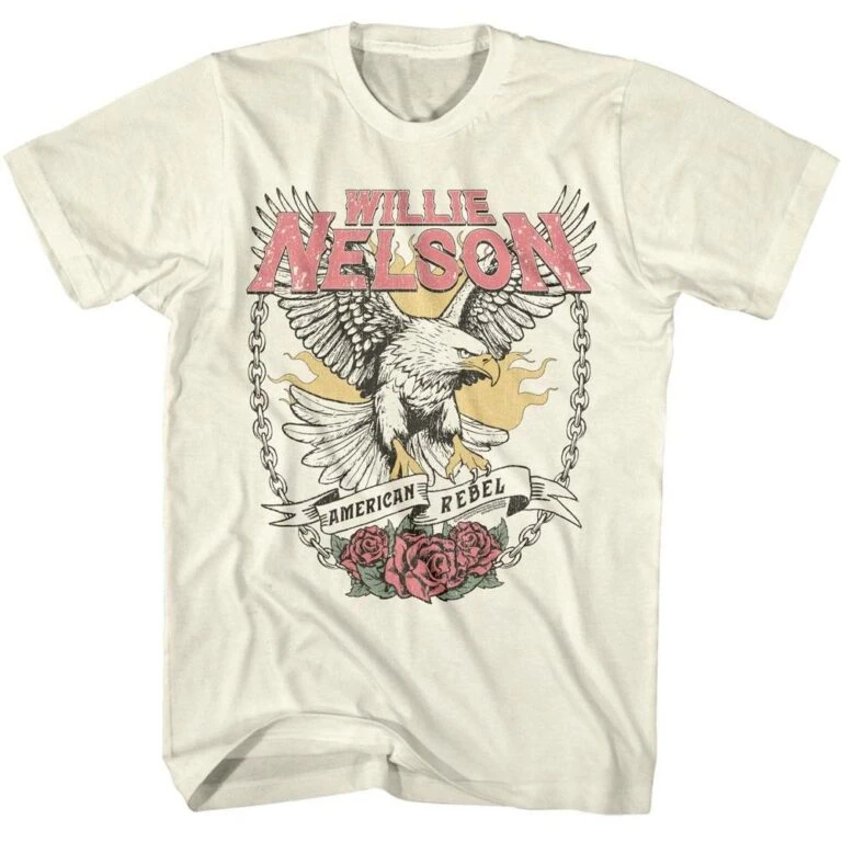 Willie Nelson American Rebel Eagle Men's T Shirt