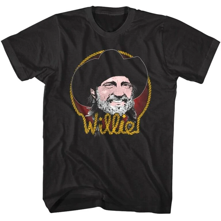 Willie Nelson Rope Lasso Men's T Shirt