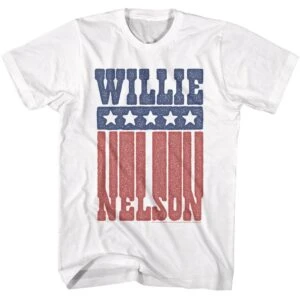 Willie Nelson American Logo Men's T Shirt