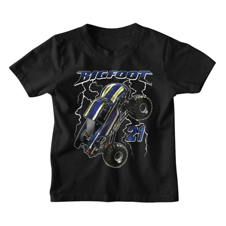 Bigfoot 21 Lightning Bolt Kids T Shirt