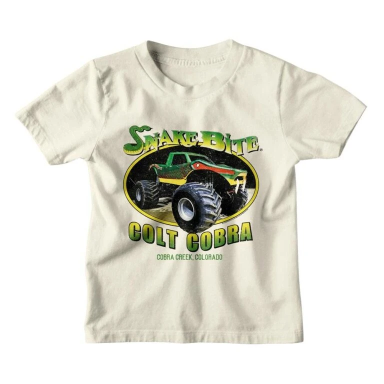 Bigfoot Snake Bite Colt Cobra Kids T Shirt