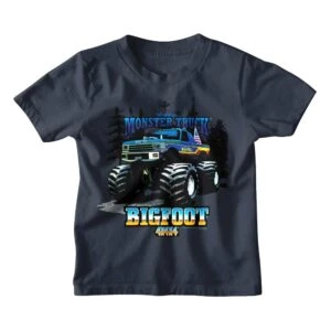 Bigfoot Monster Truck Forester Kids T Shirt