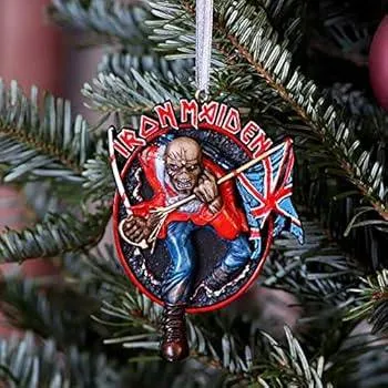 Iron Maiden Christmas tree ornament